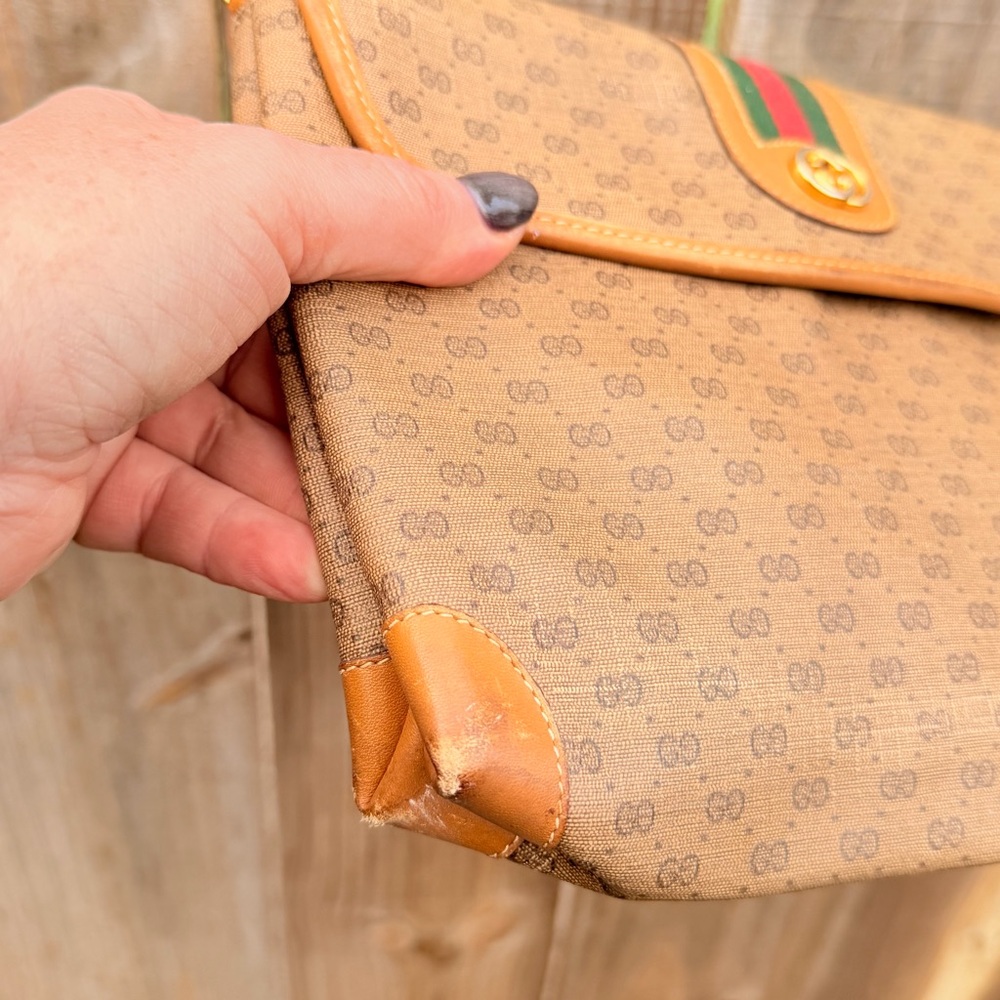 Vintage GUCCI Micro GG Supreme Bag PVC 001 14 5364 - Picture 3 of 16
